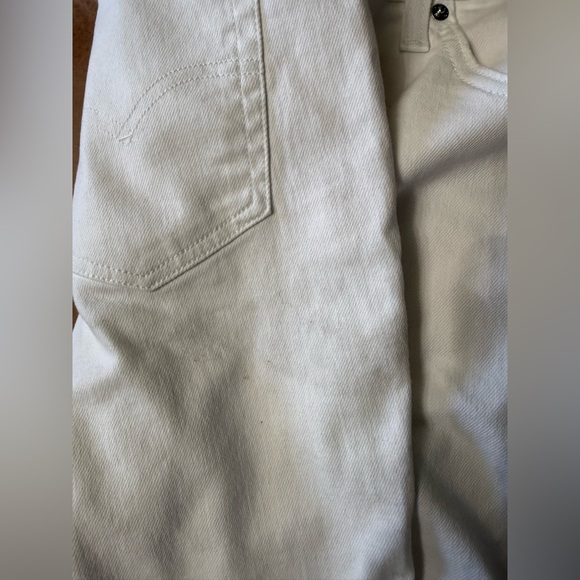 Levi’s 721 High Rise Skinny Jeans White Size 33 x 30 Some Scuffs - Picture 11 of 11